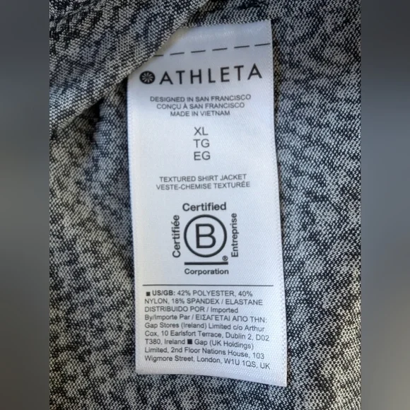 Athleta Gray Button Down Shirt - Picture 7 of 7